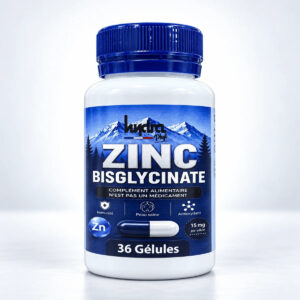 Zinc Bisglycinate 15 mg Hydra Phyt – 36 & 60 gélules