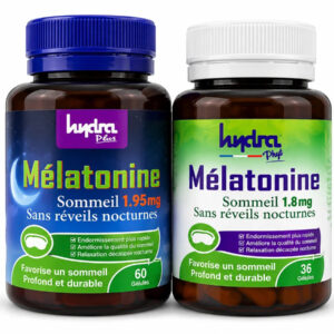 Pack Sommeil – Mélatonine 1,95 mg + Mélatonine 1,8 mg