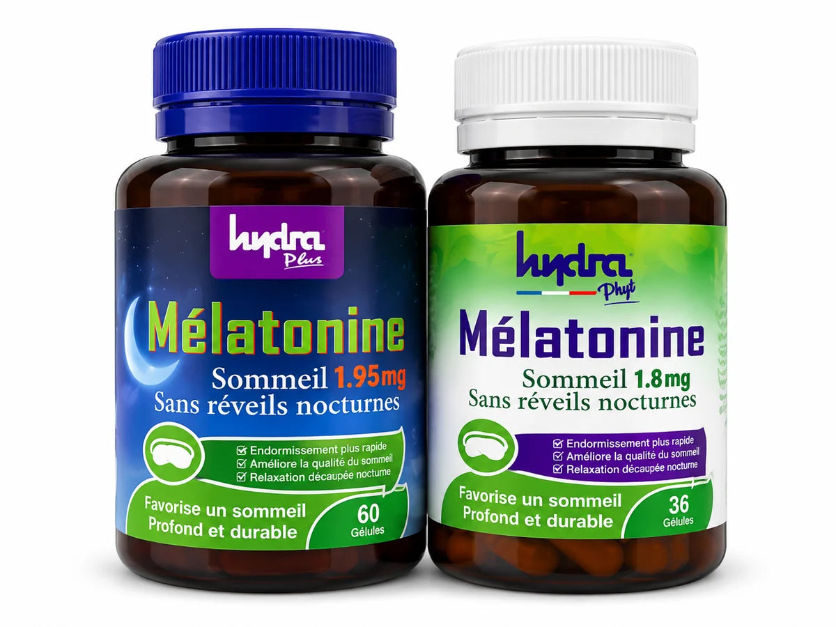 Pack Sommeil – Mélatonine 1,95 mg + Mélatonine 1,8 mg
